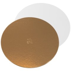 Подложка под торт Золото/Белый ForGenika 1,5 мм 30 см 5шт