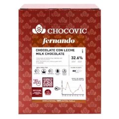 Шоколад молочный CHOCOVIC "Fernando" 32,6 % 100 г 
