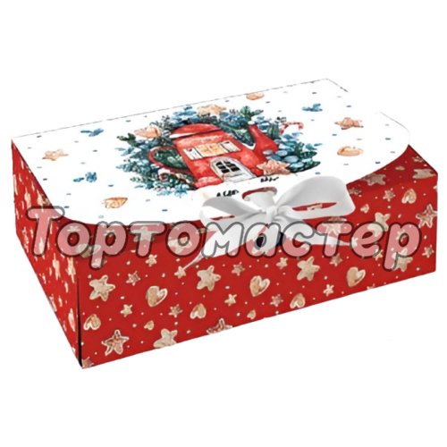 Коробка для сладостей Уютное рождество 16,5х11,5х5 см КУ-744    КУ-00744