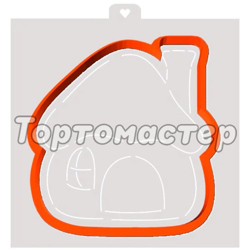 Вырубка пластиковая и трафарет LUBIMOVA "Домик" LC-00010049