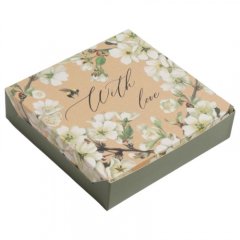 Коробка для сладостей "Цветы" 14x14x3,5 см 7150210