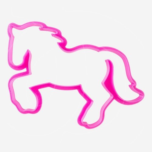 Вырубка пластиковая "Лошадка" 12 см 