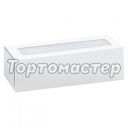 Короб для макарон с окошком Белый 18x5,5x5,5 см 5 шт КУ-206, 00006