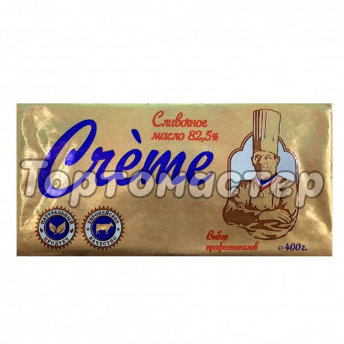 Масло сливочное традиционное "Creme" 82,5% 400 г 250905