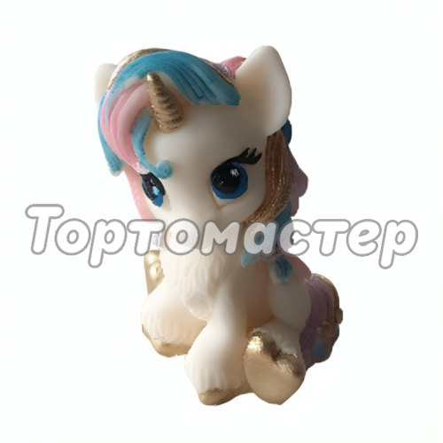 Фигурка из шоколадной глазури 3D Единорожка ГЕД005