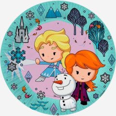 Тарелка бумажная "Холодное сердце" 6 шт 300745