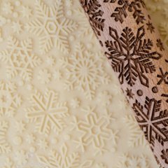Скалка деревянная узорная LUBIMOVA «Красивые снежинки» LC-00008518