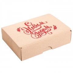 Коробка для сладостей Новогодняя Крафт 22х15х5 см 4442329
