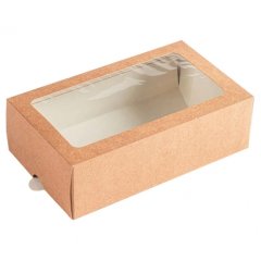 Коробка для макарон крафт 18x11x5,5 см 50 шт OSQ MB 12    