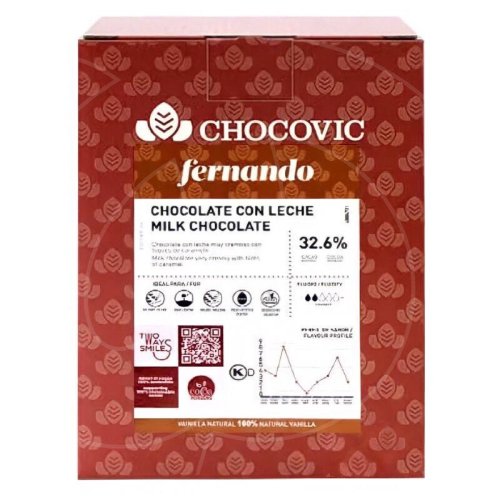 Шоколад молочный CHOCOVIC "Fernando" 32,6 % 500 г 