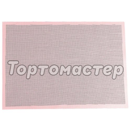 Коврик силиконовый перфорированный Розовый 42х29,6 см