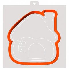 Вырубка пластиковая и трафарет LUBIMOVA Домик LC-00010049