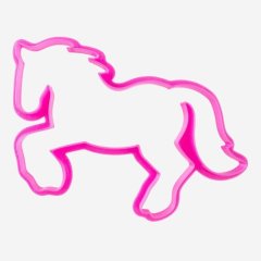 Вырубка пластиковая "Лошадка" 12 см 