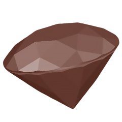Форма поликарбонатная Chocolate Form CF0608 Драгоценный камень 24 шт С Дефектом
